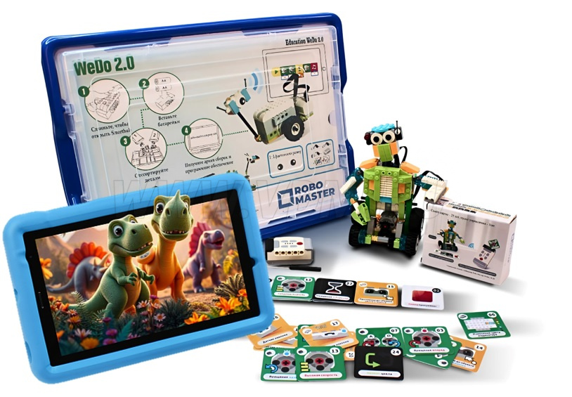 СТЦ Базовый набор WeDo 2.0 с планшетом и карточками для безэкранного программирования