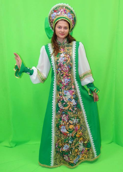 ИГР ВЗР Весна нарядная (платье, кокошник)