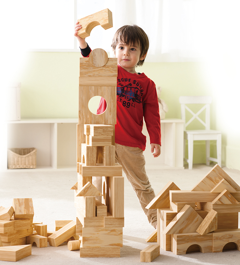 WPL KC2802-030 Конструктор крупногаб. "SOFT EVA WOODY BLOCK-30" 30 эл., толщина детали 4см