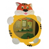 ПЕЛ Зеркало "Кот" 73*3*87  фанера  арт.8.7.1