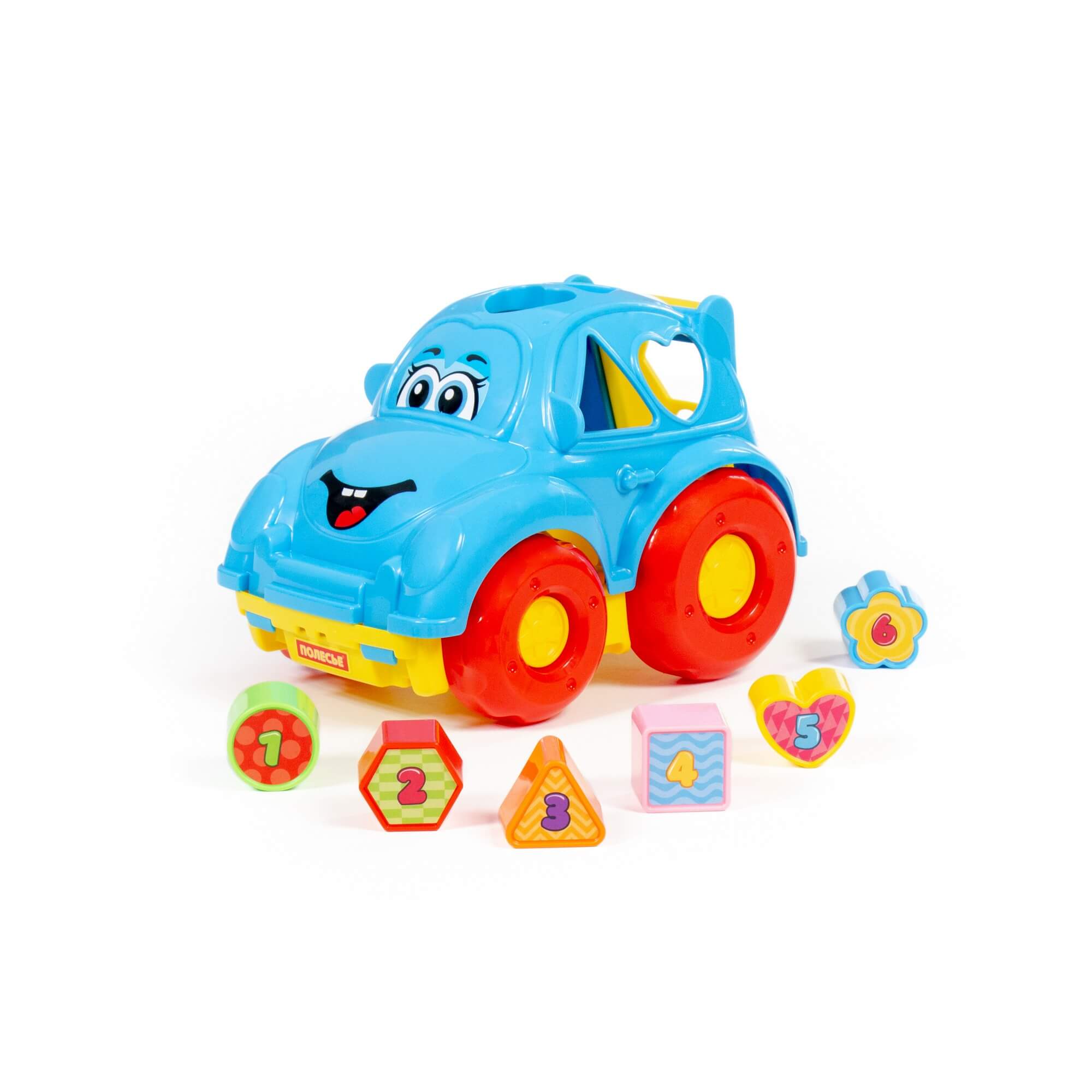 РУС П Игрушка развивающая "Автомобиль легковой" (в сеточке) 88000