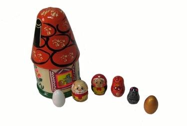 СЛА Пальчиковый театр в домике. Курочка ряба (Д-420)