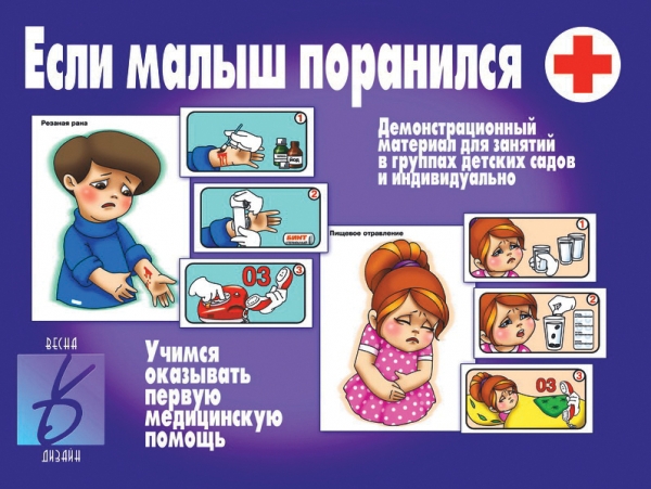ПОН Если малыш поранился Демонстрационный материал Д-231
