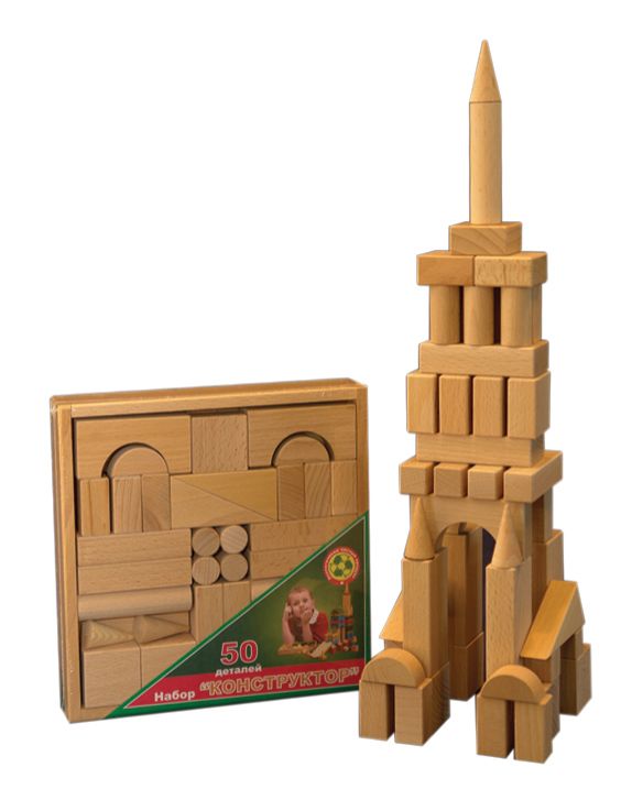 ПРЕ К-р настольн. 50 дет.дер кор. К2251